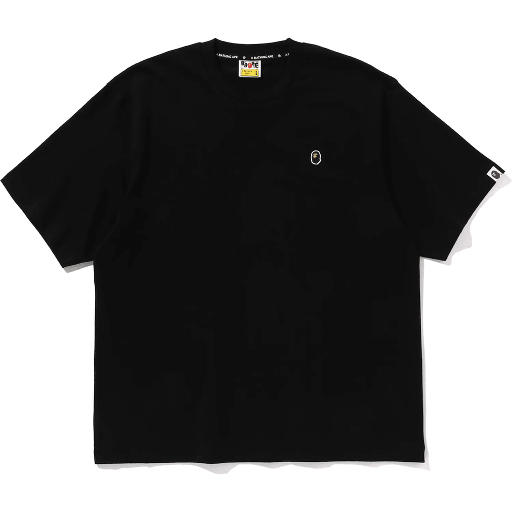 BAPE MENS ONE POINT RELAXED FIT TEE Black