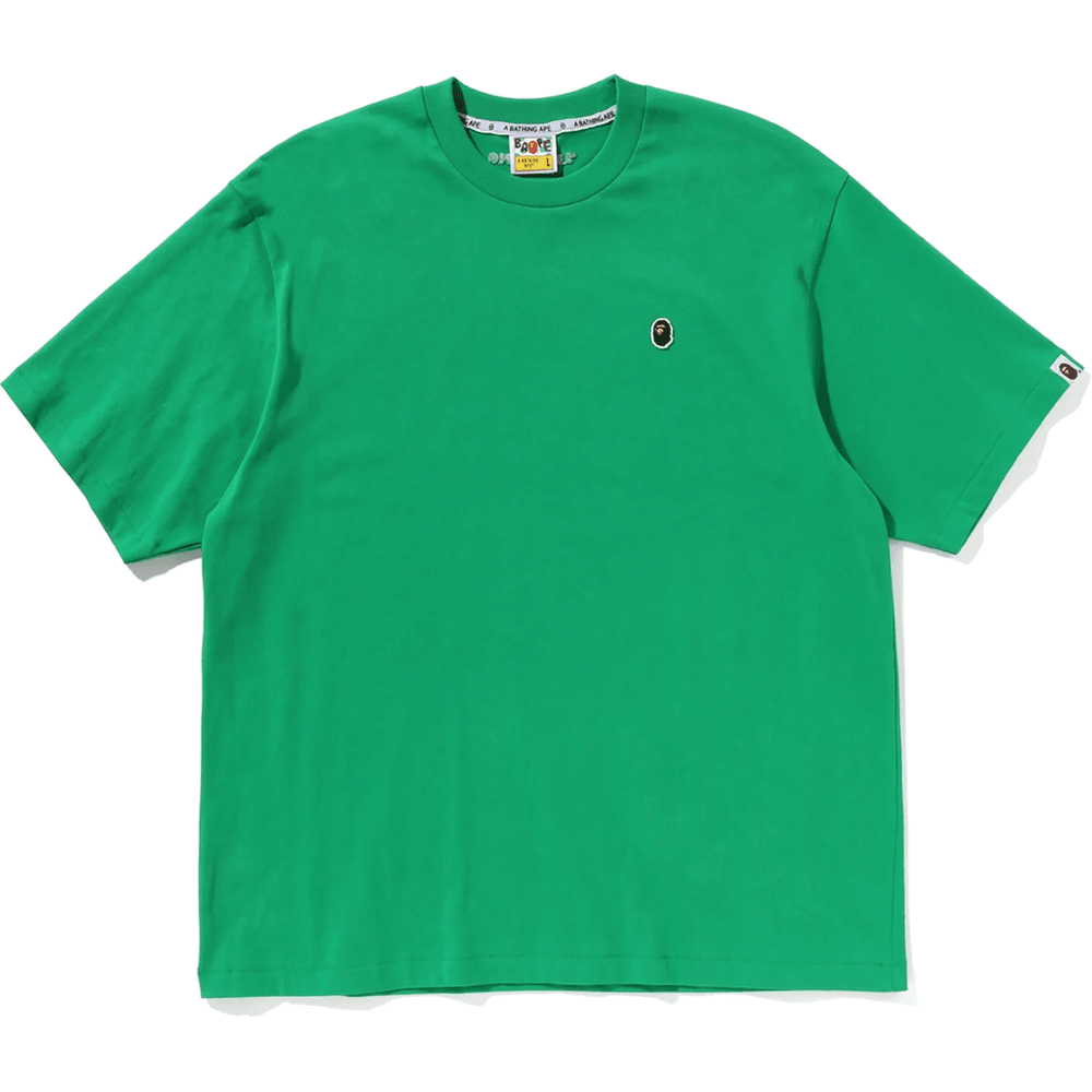 BAPE MENS ONE POINT RELAXED FIT TEE Green