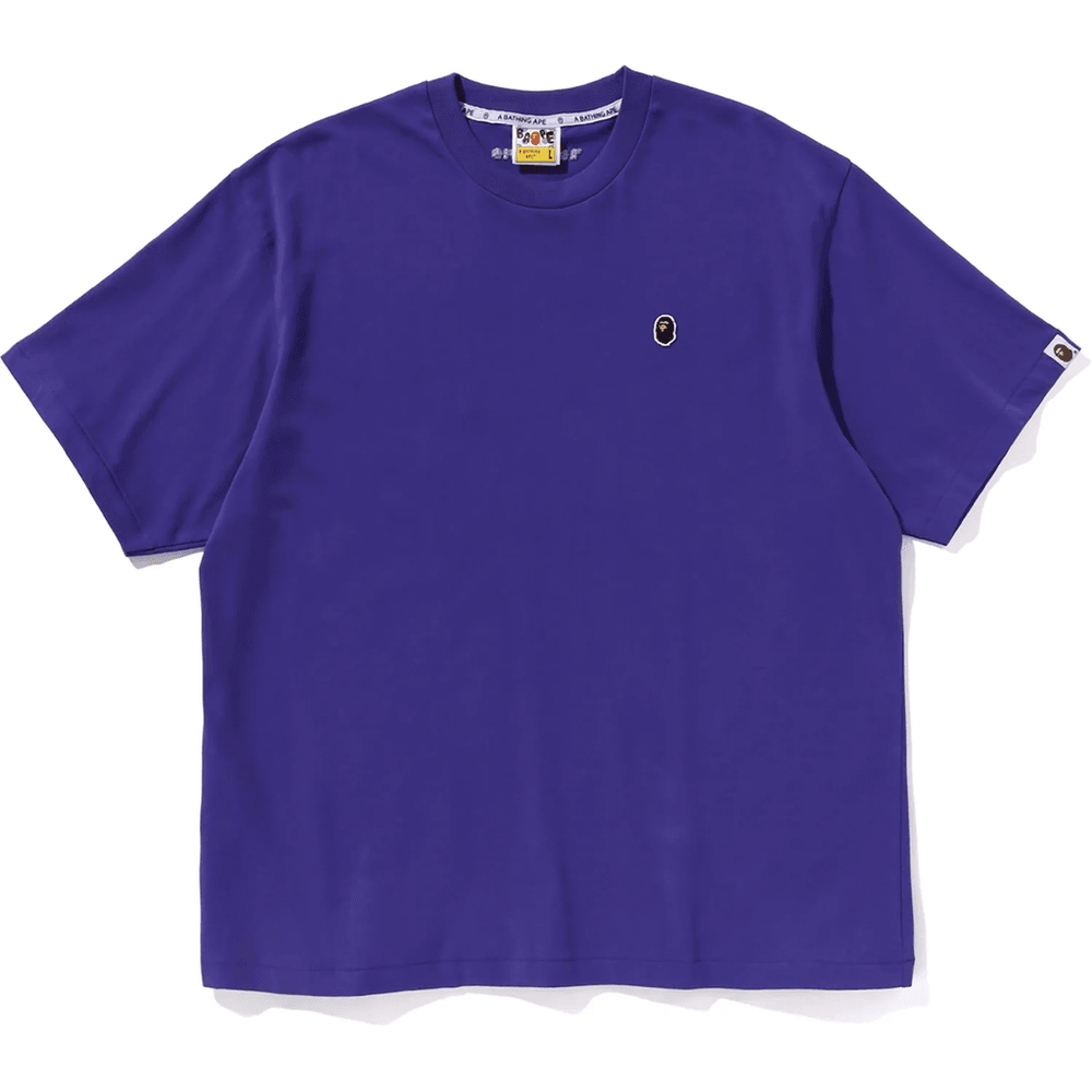 BAPE MENS ONE POINT RELAXED FIT TEE Purple