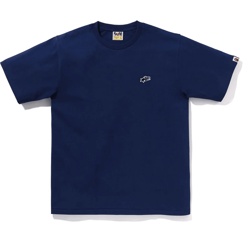 Bape Sta One Point Tee Moška Mornarsko Modra