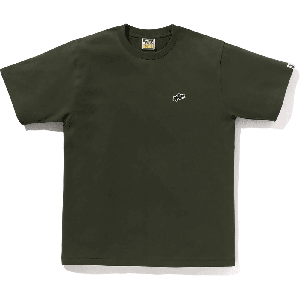 Bape STA ONE POINT TEE MENS Olive Drab