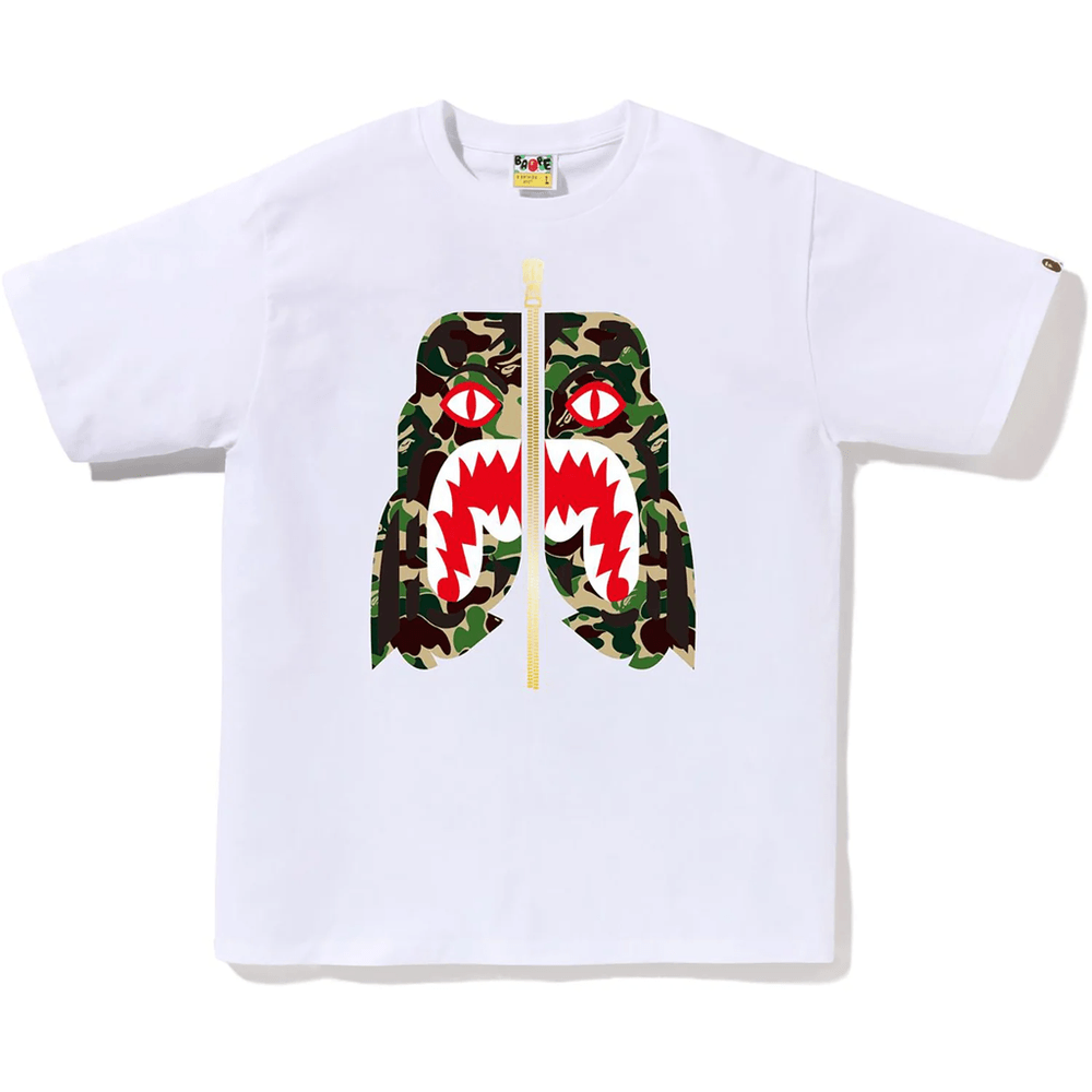 Bape Abc Camo Tiger Majica Muška Bela X Zelena
