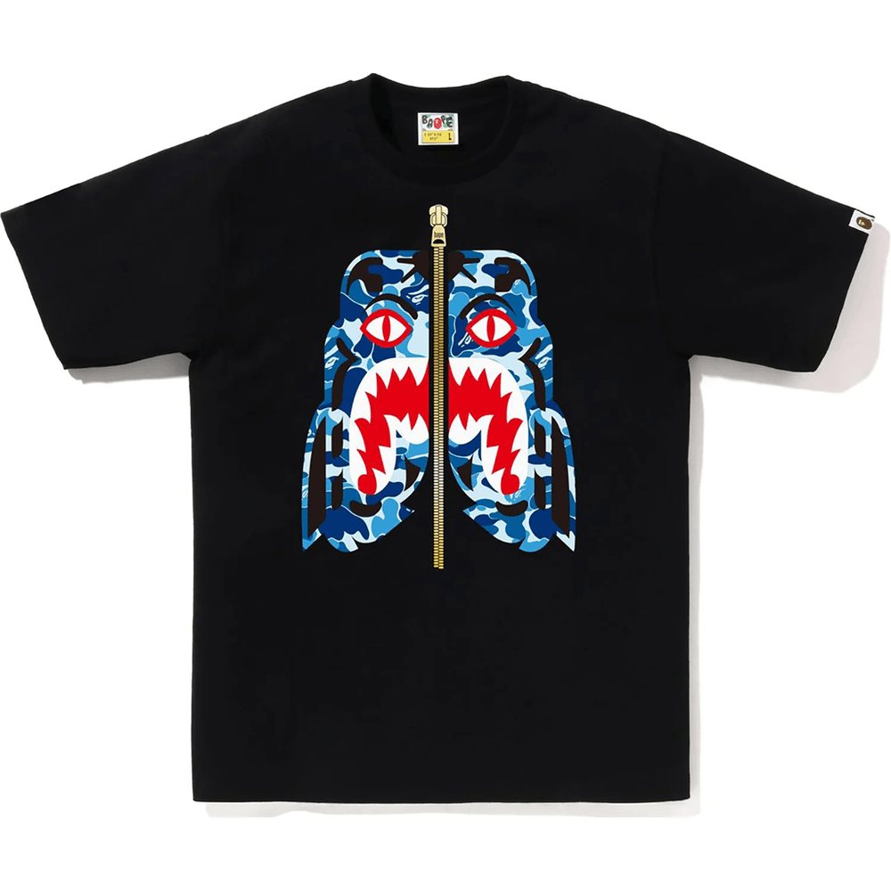 Bape Abc Camo Tiger Majica Muška Crna X Plava