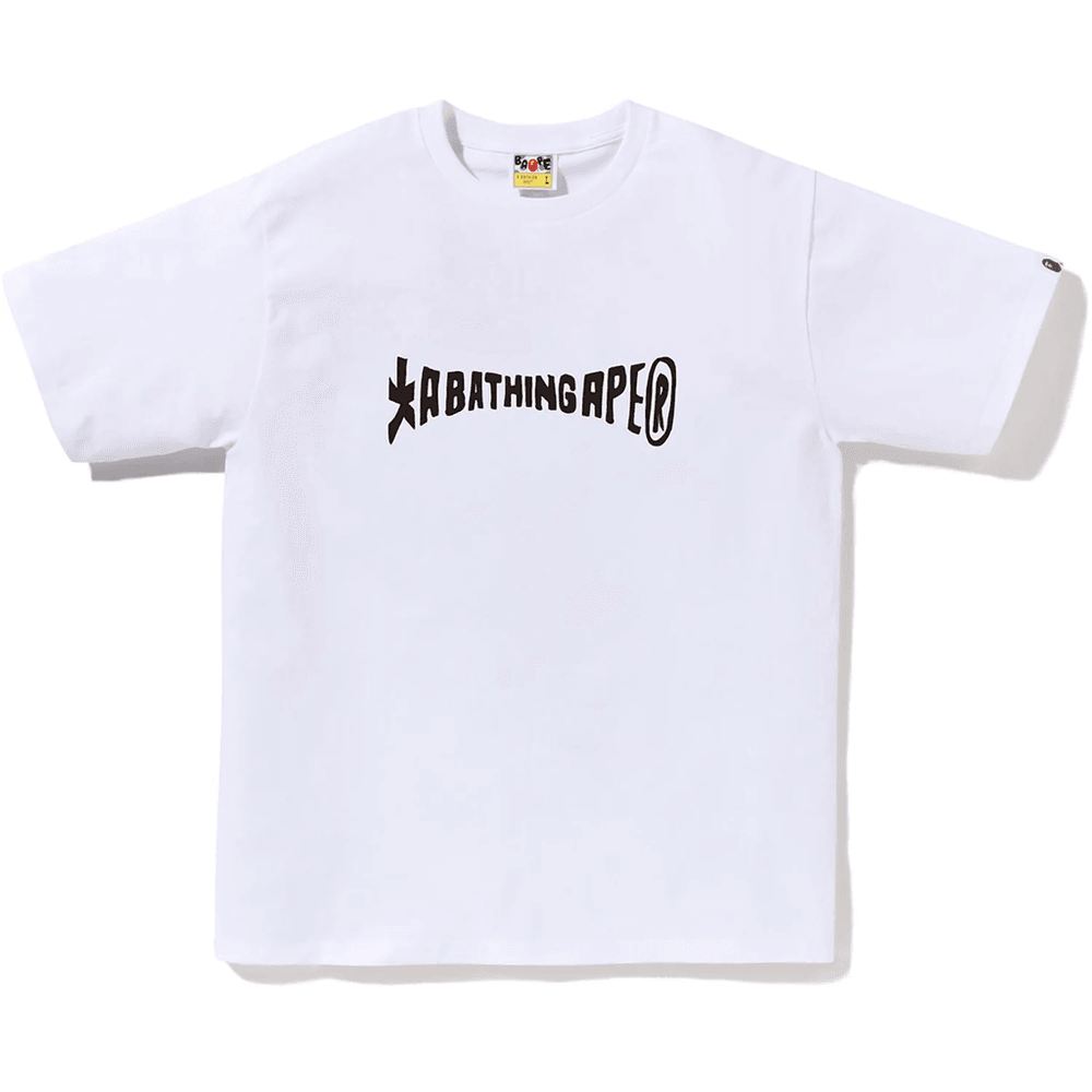 Bape Suvenírové Tričko S Drakom, Pánske, Biele