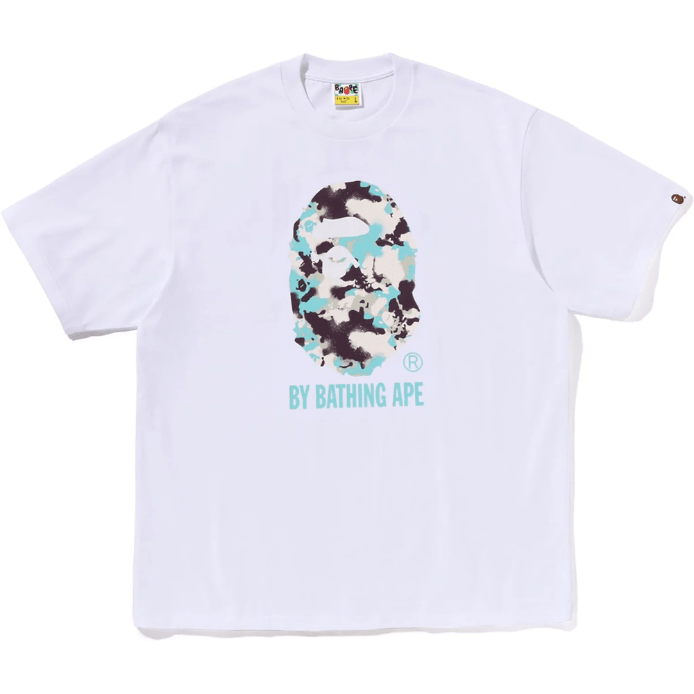 Bape Map Camo Tričko Voľného Strihu Od Bathing Ape, Pánske, Biele