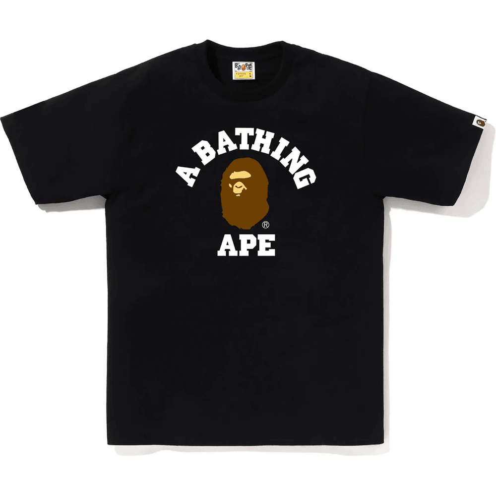Мужская футболка BAPE College, черная