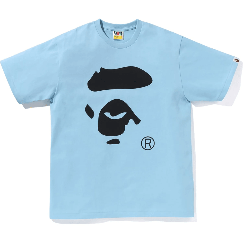 BAPE Herren Affengesicht T-Shirt Sax