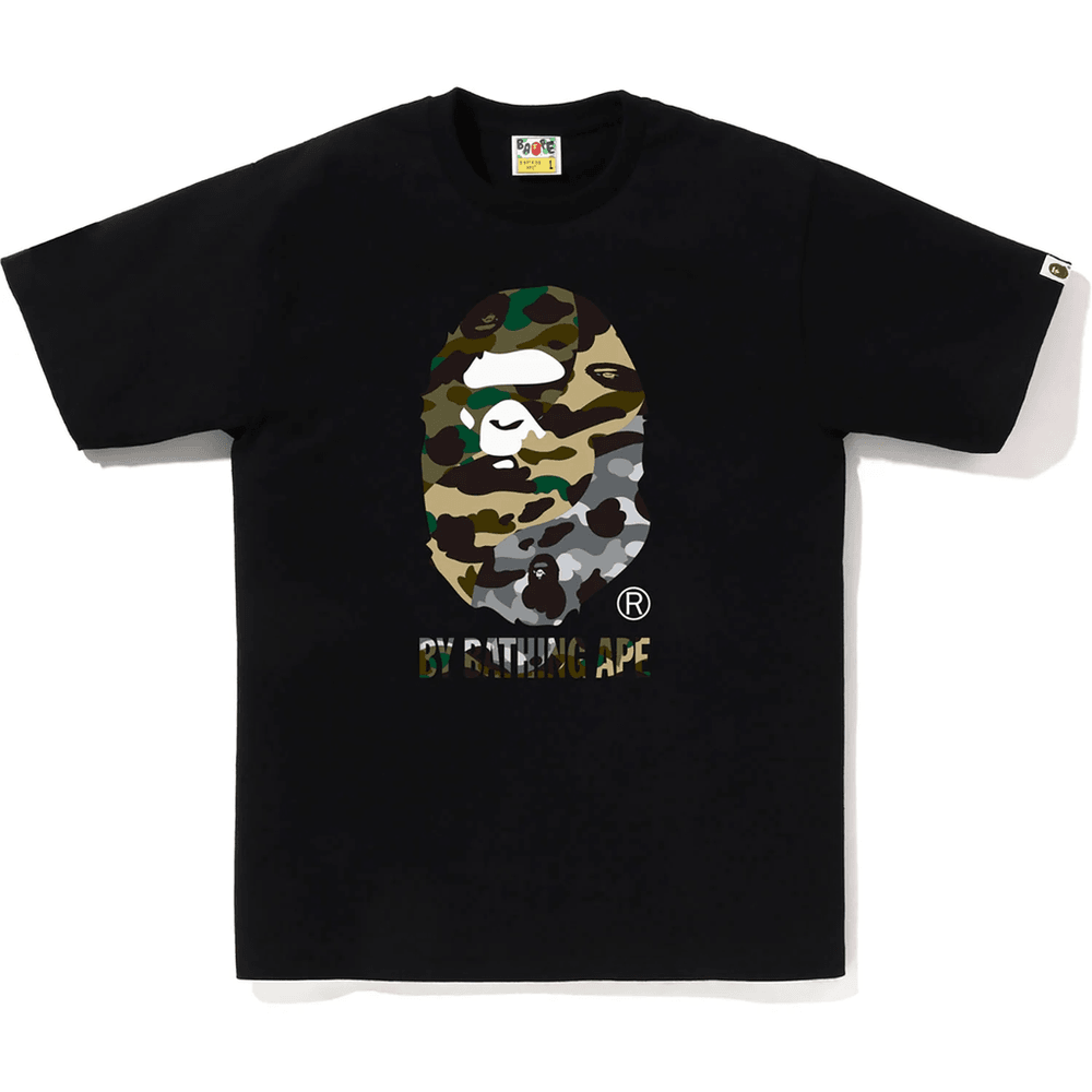 Bape 1st Camo Crazy By Bathing Ape Tee Herre Sort