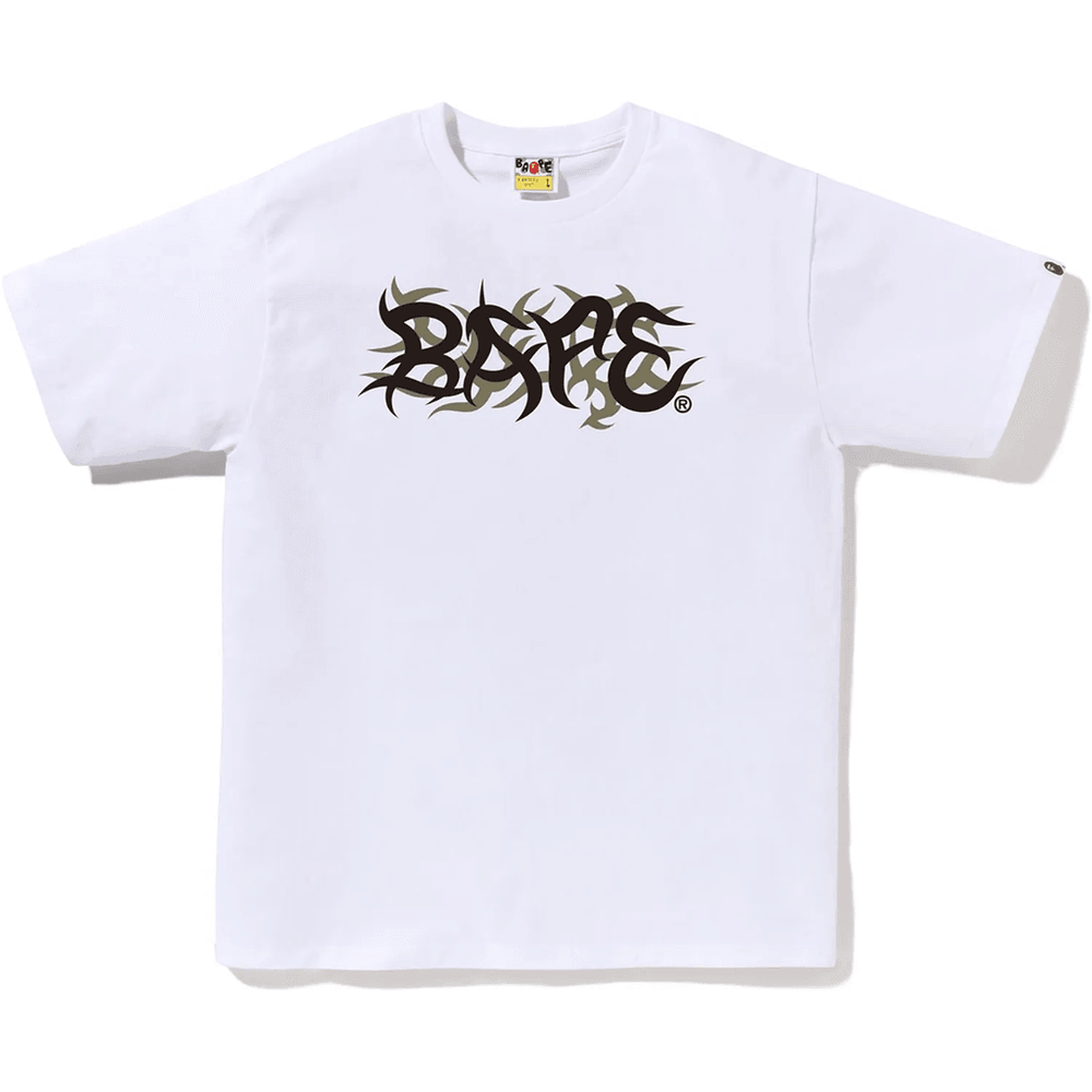 Trial Camo BAPE Logo T-skjorte Herre Hvit