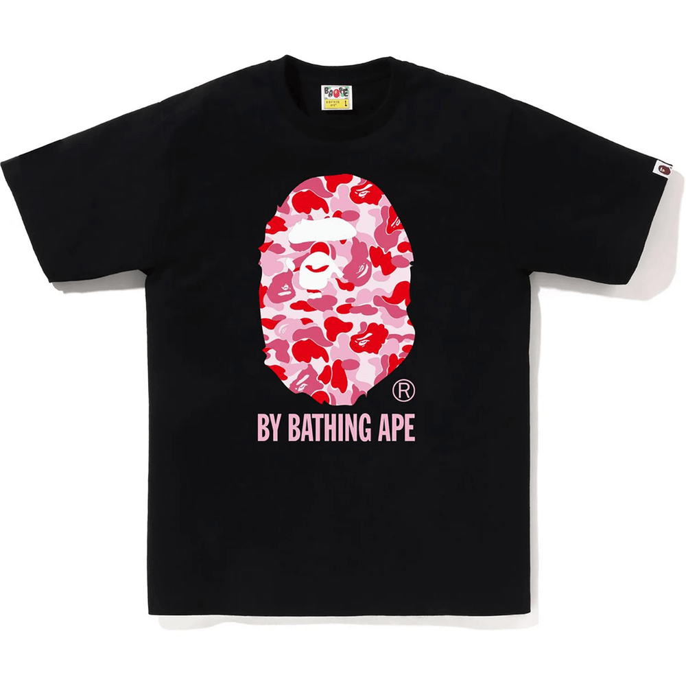 Bape Moška Majica Abc Camo By Bathing Ape črna X Roza