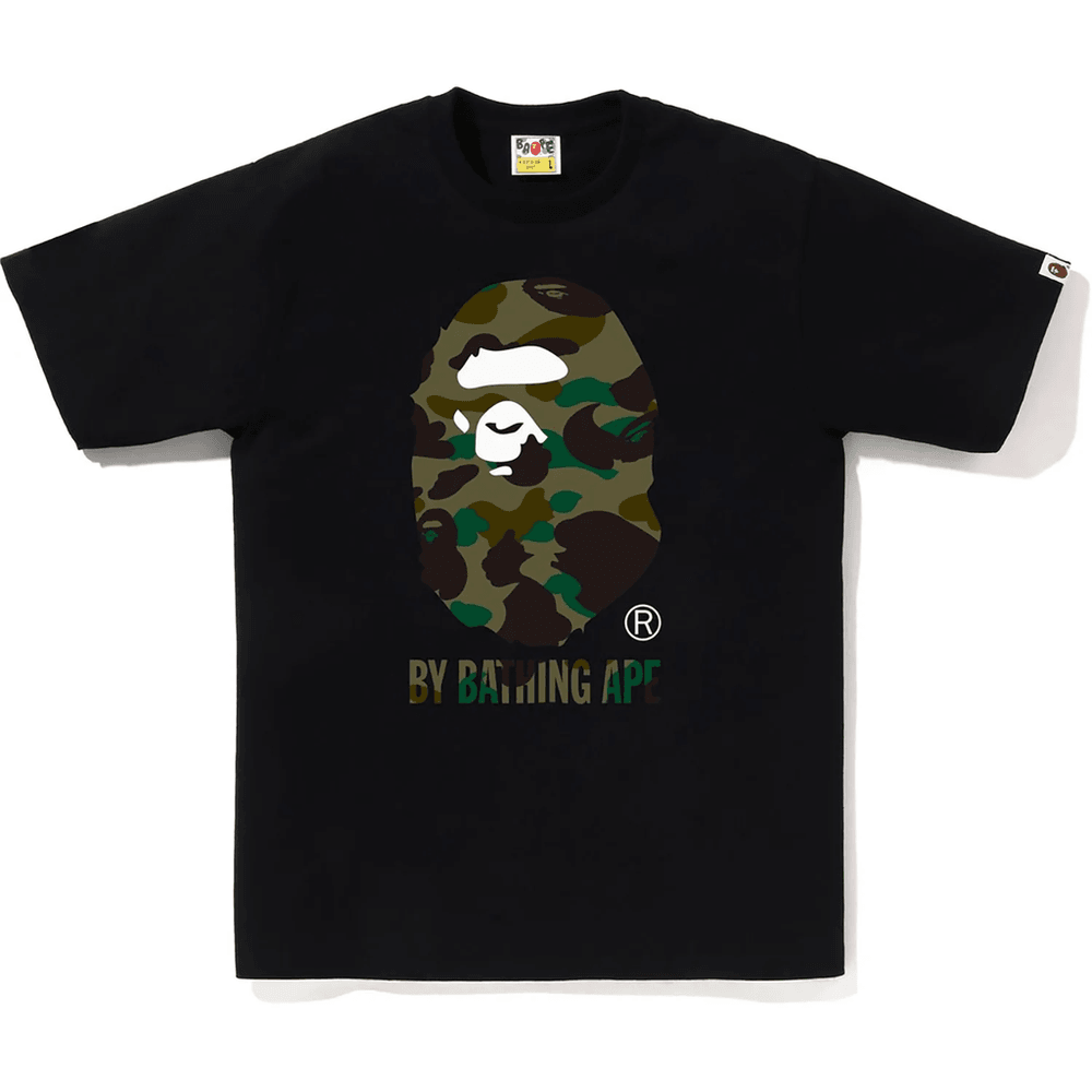 Bape 1st Camo By Bathing Ape Majica Muška Crna X Zelena
