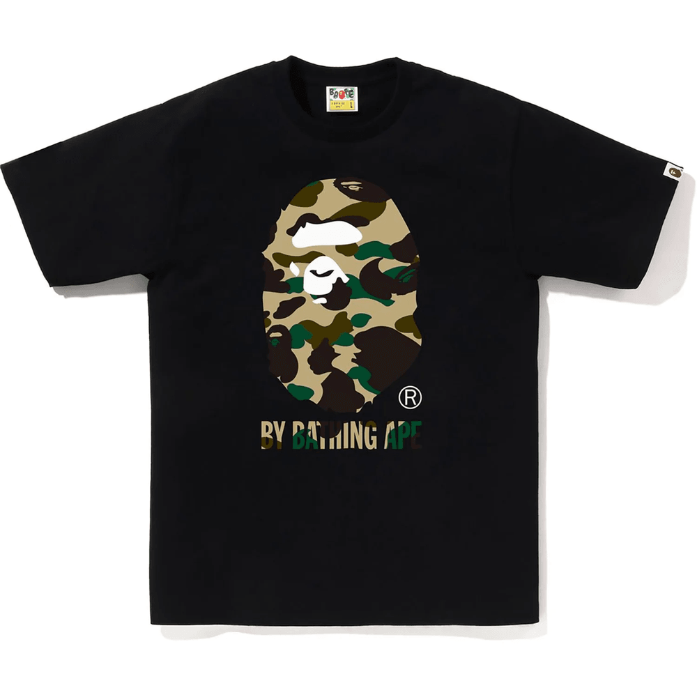 Bape 1st Camo By Bathing Ape Majica Za Muškarce Crno X žuto
