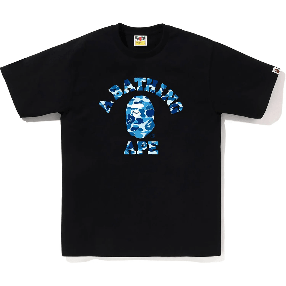 Bape Abc Camo College Majica Muška Crna X Plava