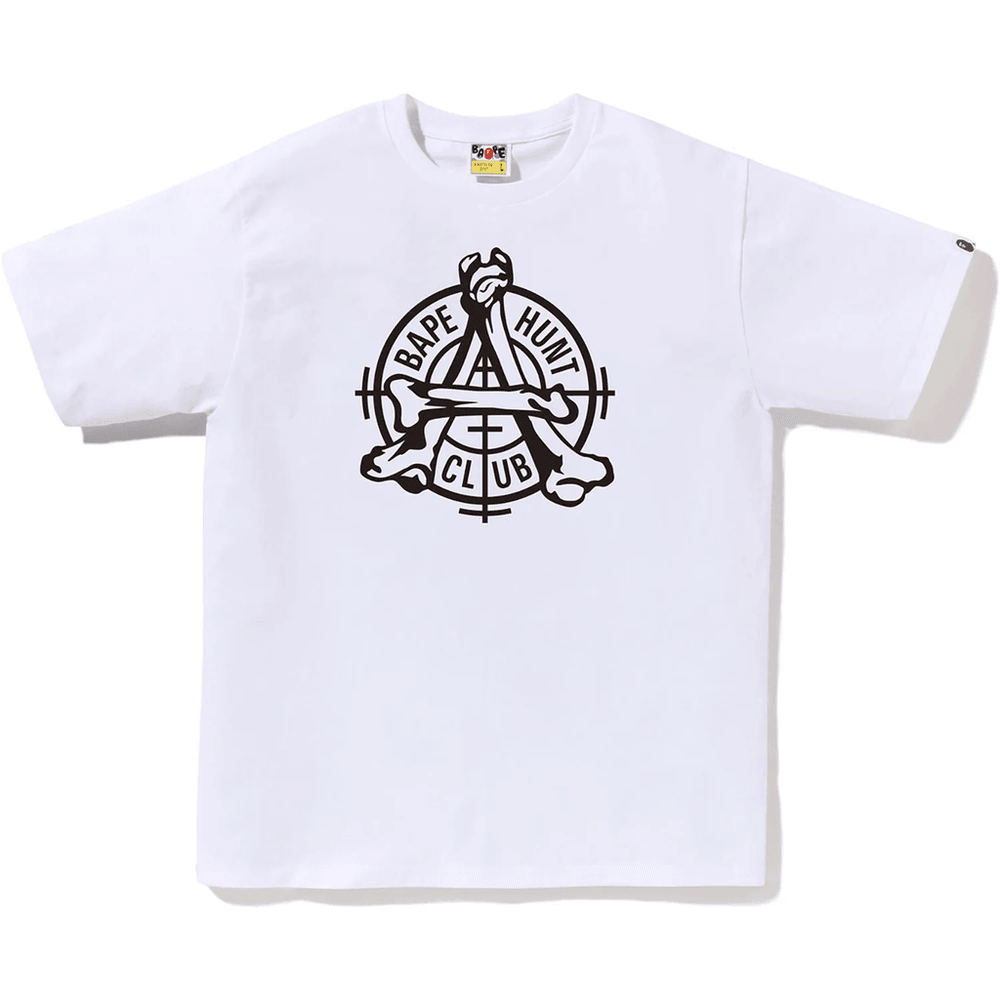 BAPE Hunt Club T-skjorte For Menn, Hvit