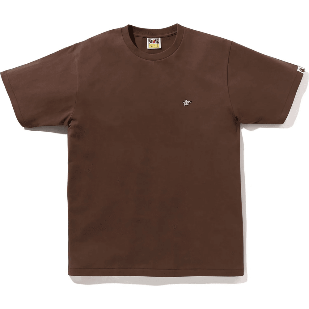 Bape T-skjorte I Bomull Med Milo Sta One Point For Menn, Brun
