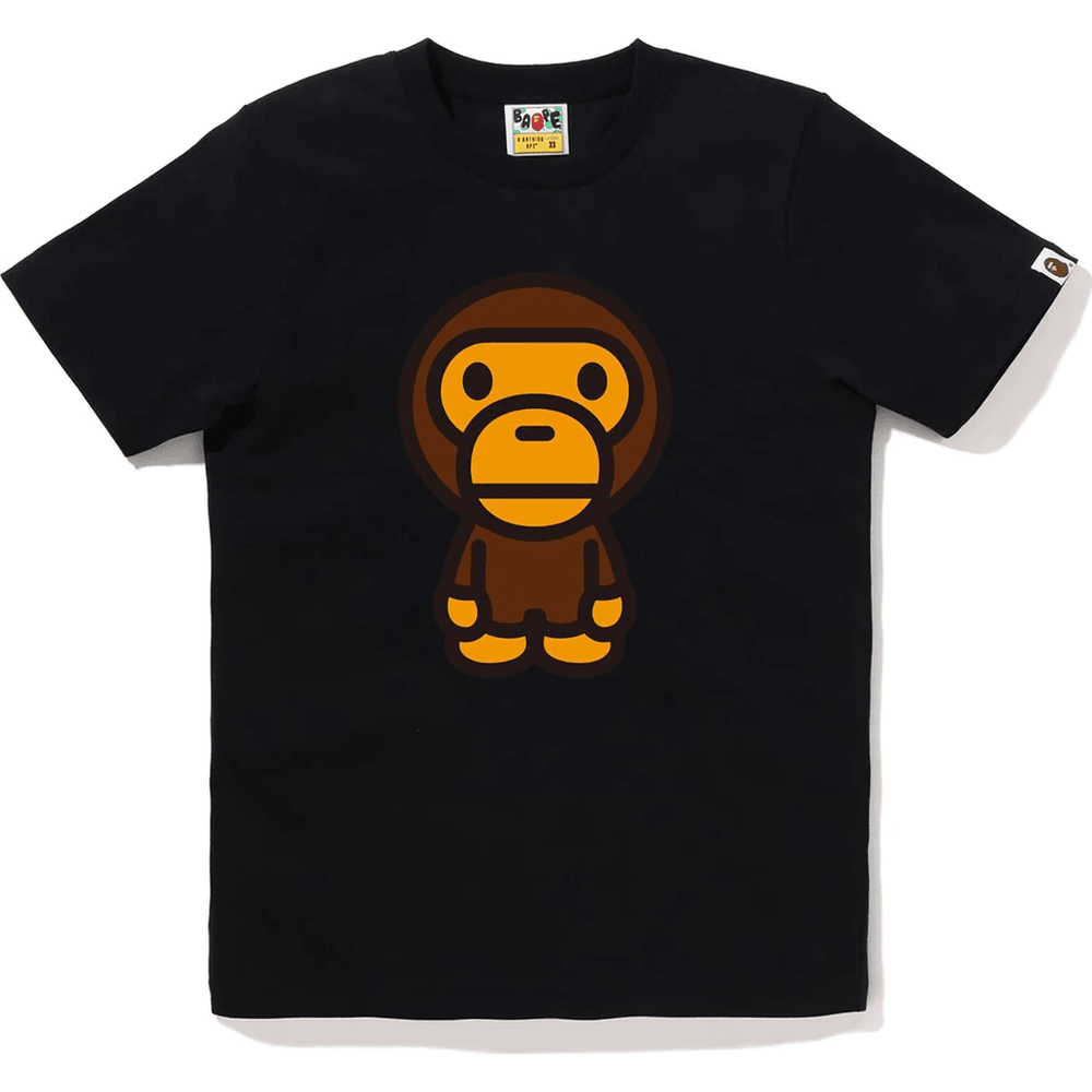 Dámske čierne Tričko BAPE Big Baby Milo