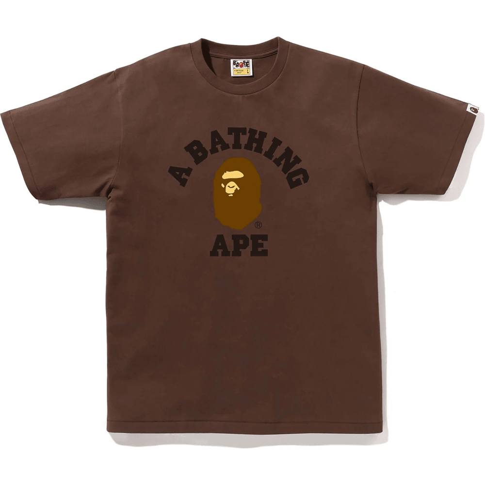 Pánske Hnedé Tričko BAPE College