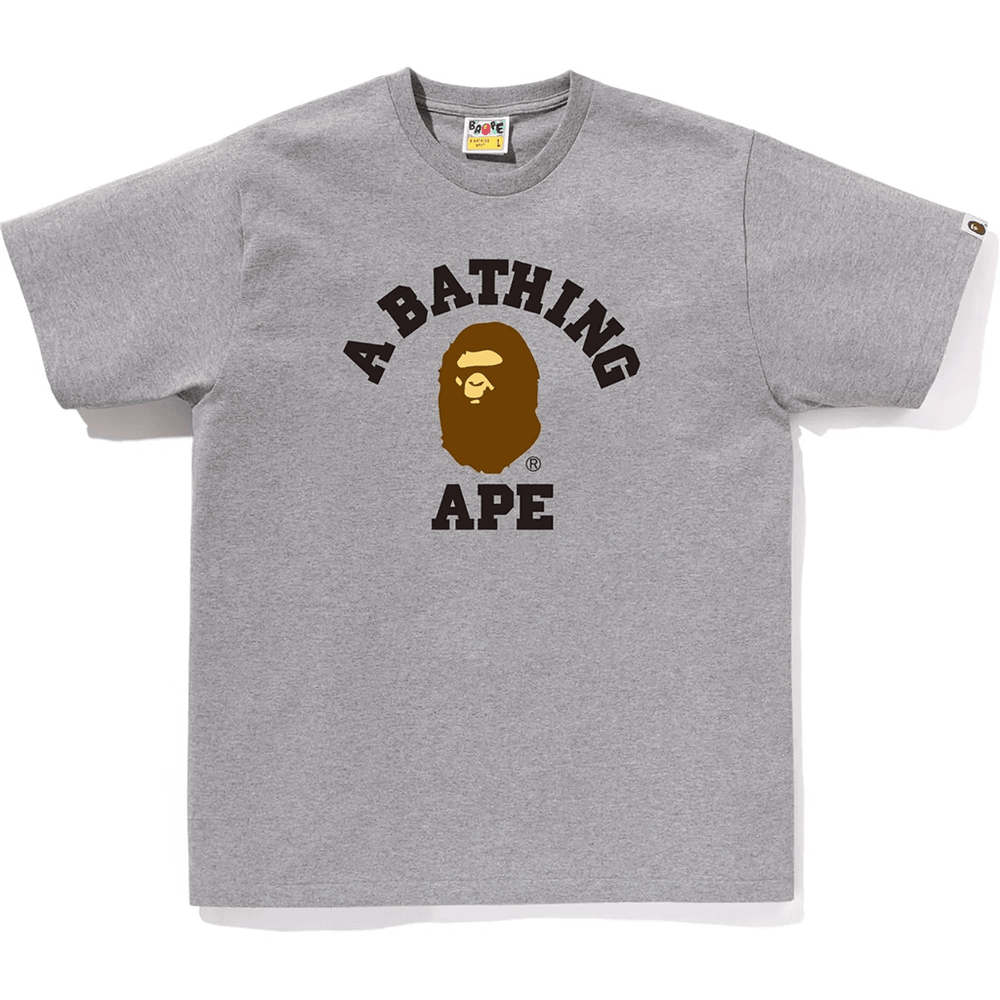 Bape College Póló Férfi Szürke