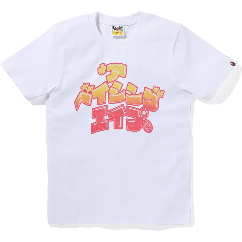 Bape Katakana A Bathing Ape Majica ženska Bela
