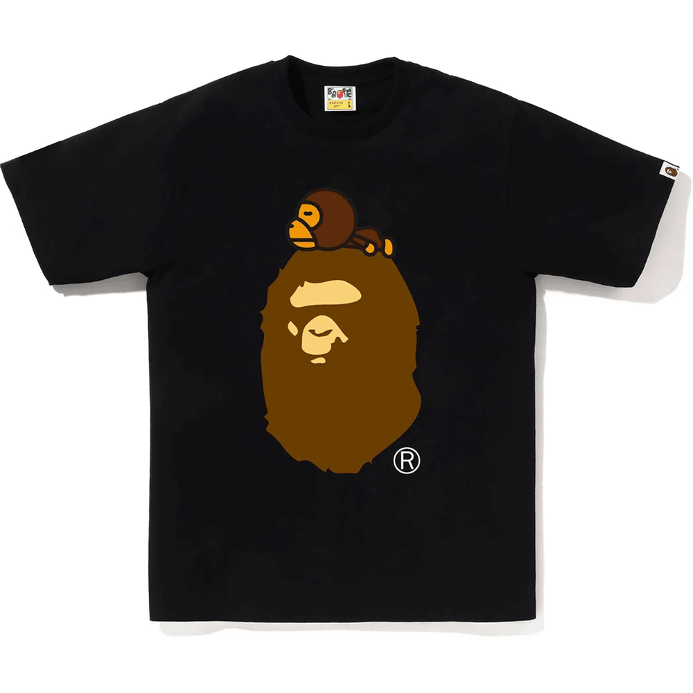 Bape Milo On Big Ape Póló Férfi Fekete