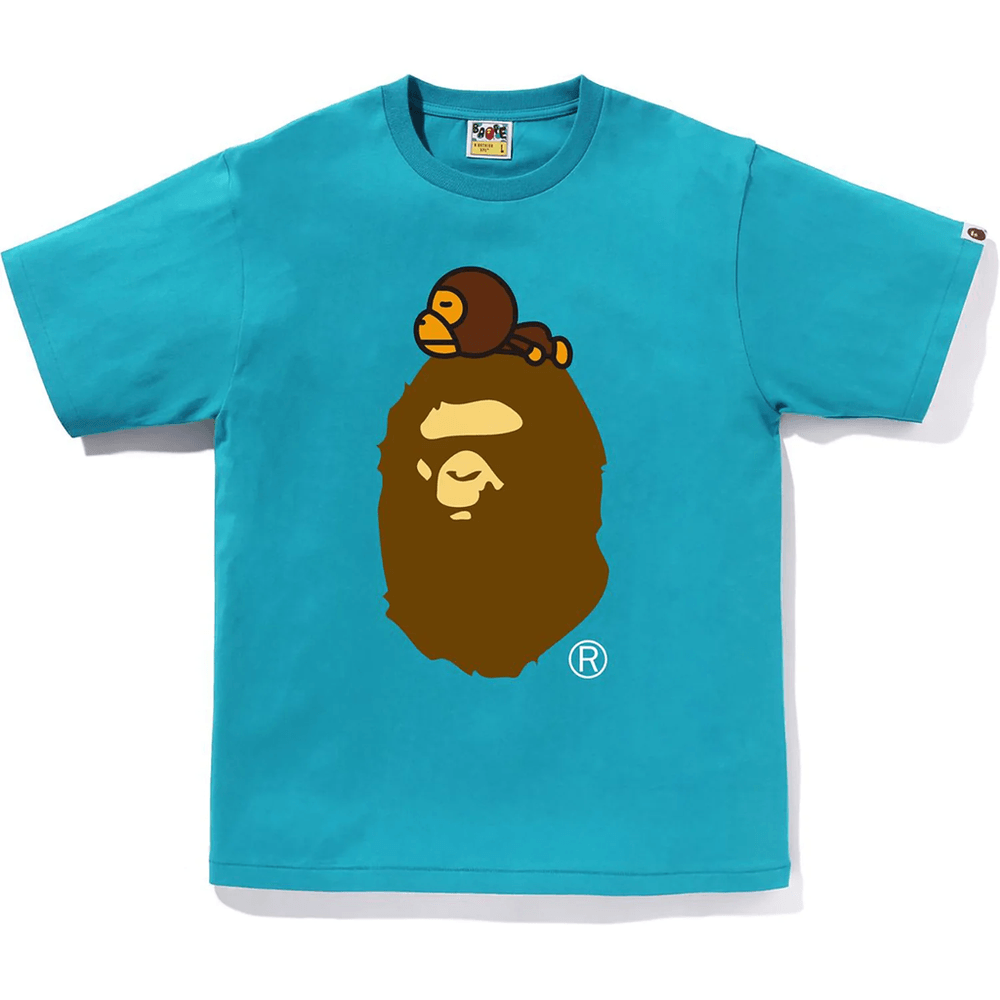 Bape Milo On Big Ape Póló Férfi Kék