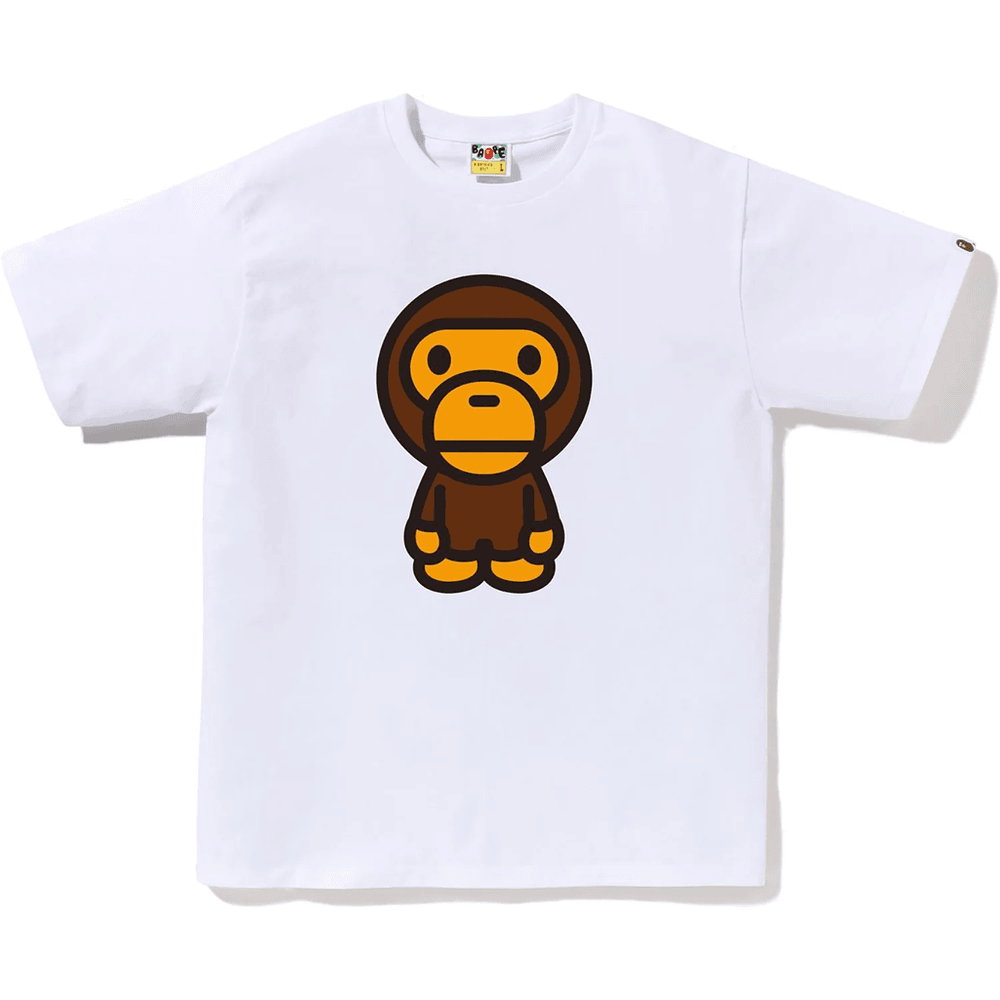 Bape Big Baby Milo Póló Férfi Fehér
