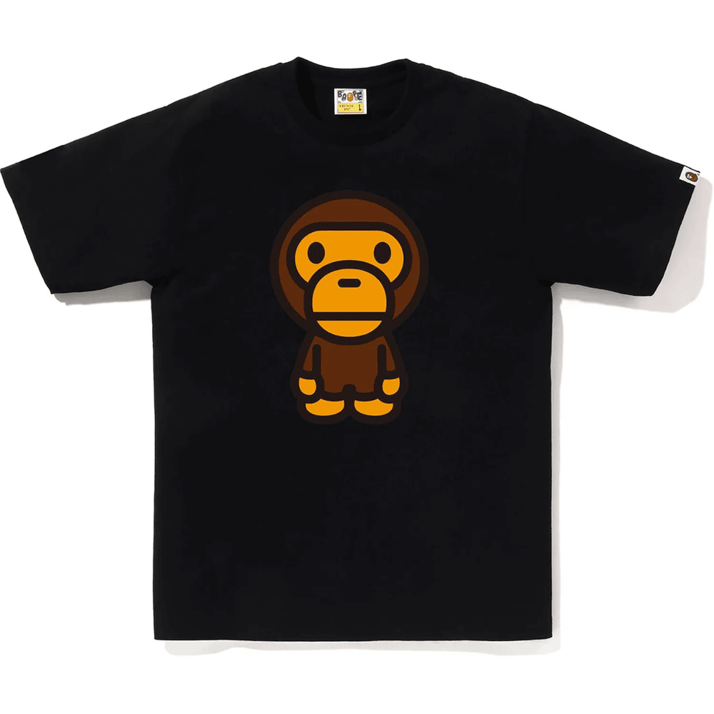 Bape Big Baby Milo Fekete Férfi Póló