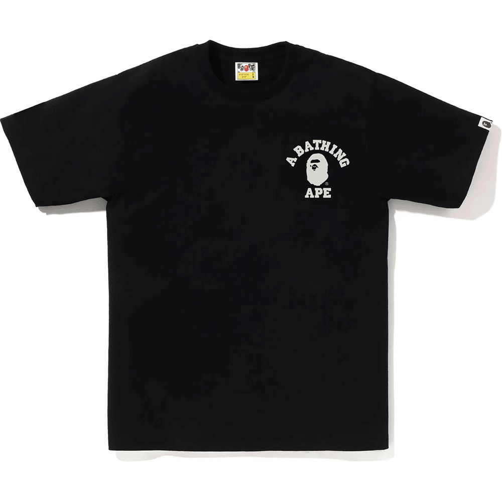 Bape City Camo College Ats Póló Fekete Férfi