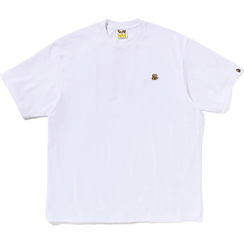 Bape Bee One Point Relaxed Fit T-särk Meeste Valge