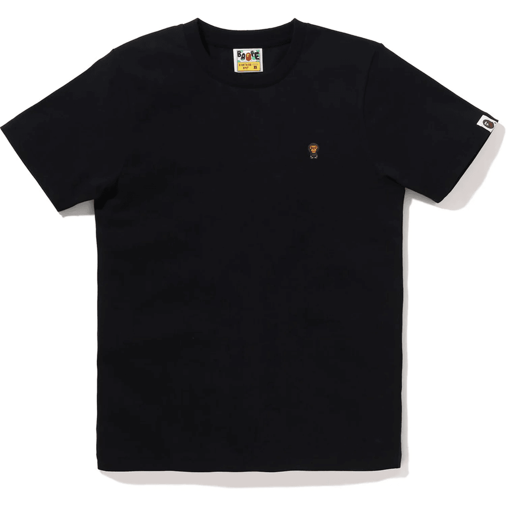 تیشرت مشکی زنانه BAPE Baby Milo One Point