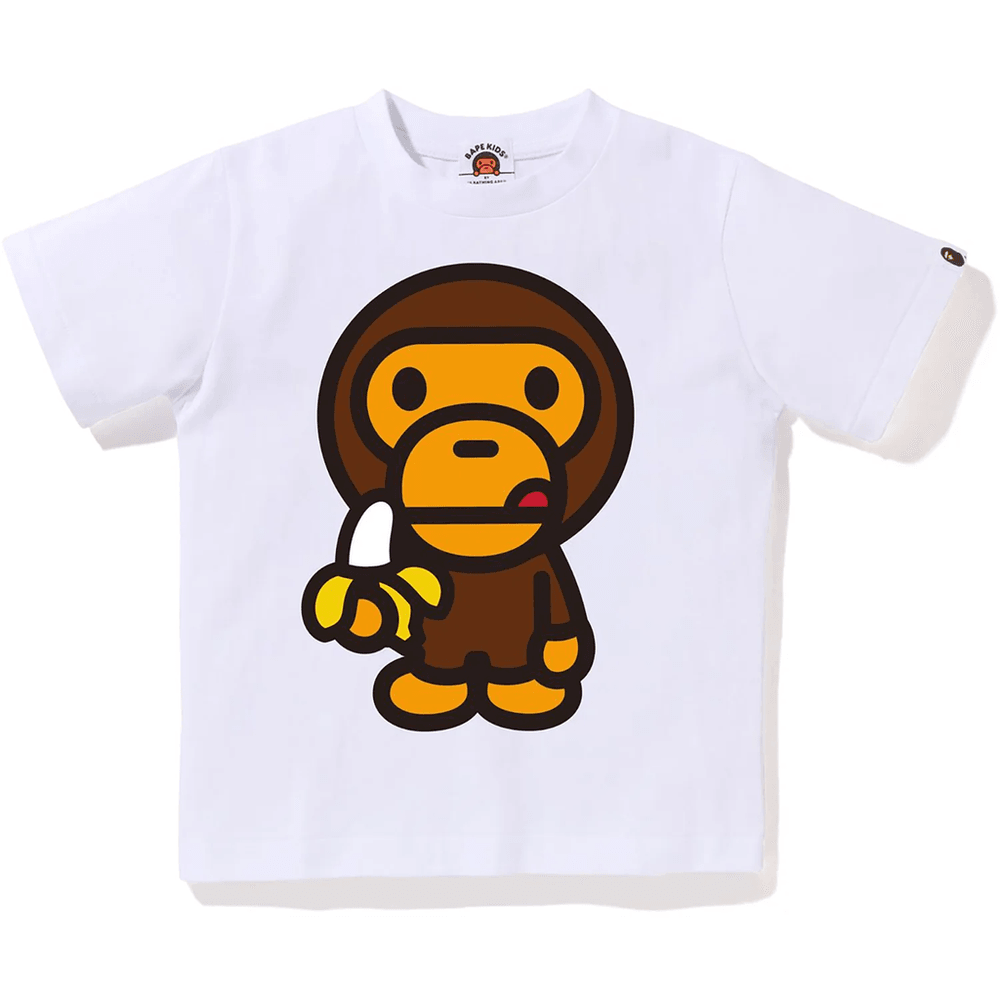 Bape Baby Milo Banaanit Särk Lastele Valge