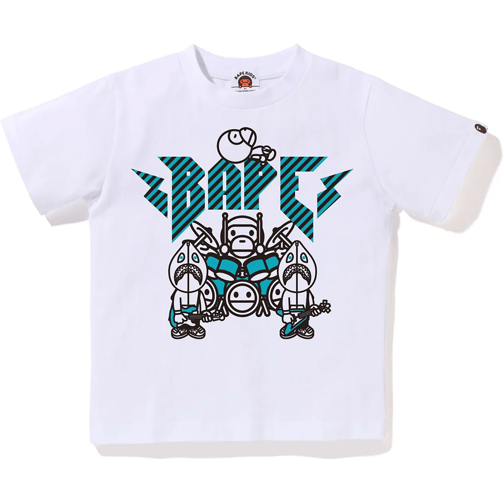 Bape Milo Rok Majica Za Decu, Bela