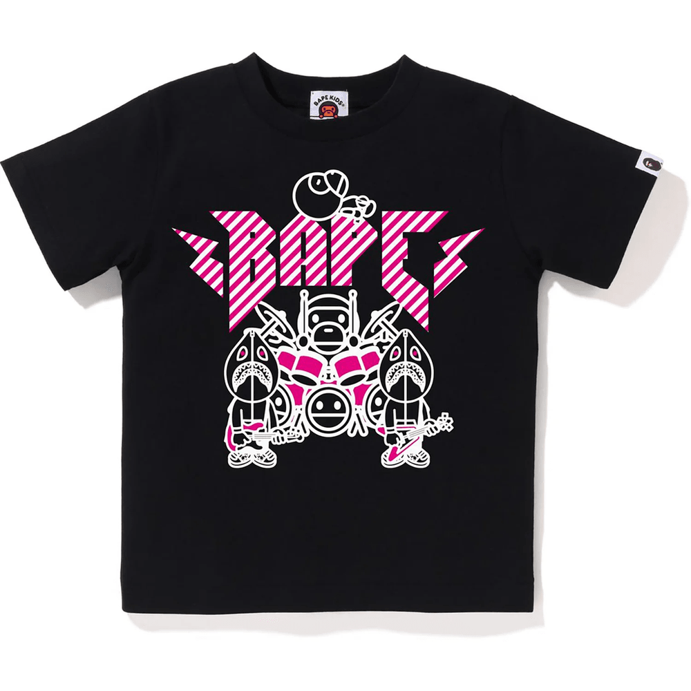 Bape Milo Rock Majica Za Decu Crna
