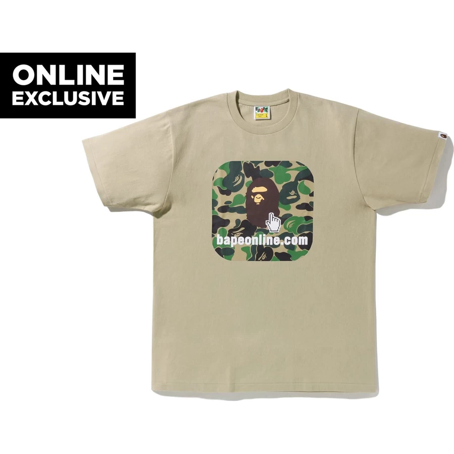 Bape ABC CAMO BAPE ONLINE TEE BAPEC MENS