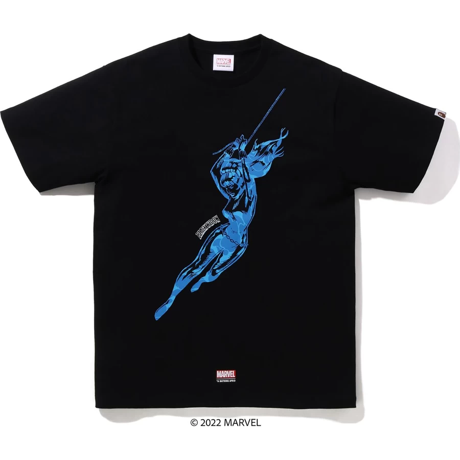 Bape Bape X Marvel Svart Enke T-skjorte Herre