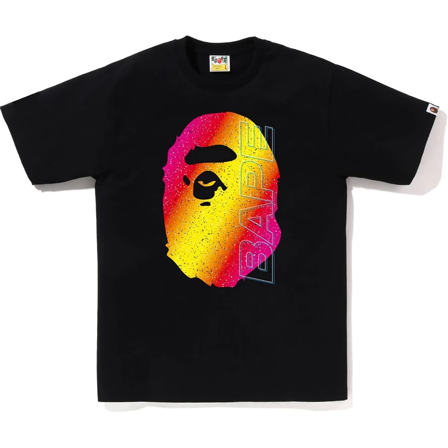 Bape Bape електро неонова мъжка тениска