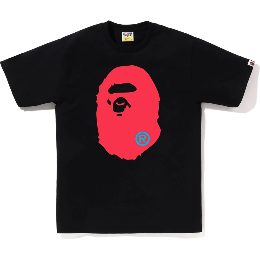 Bape COLORS BIG APE HEAD TEE MENS