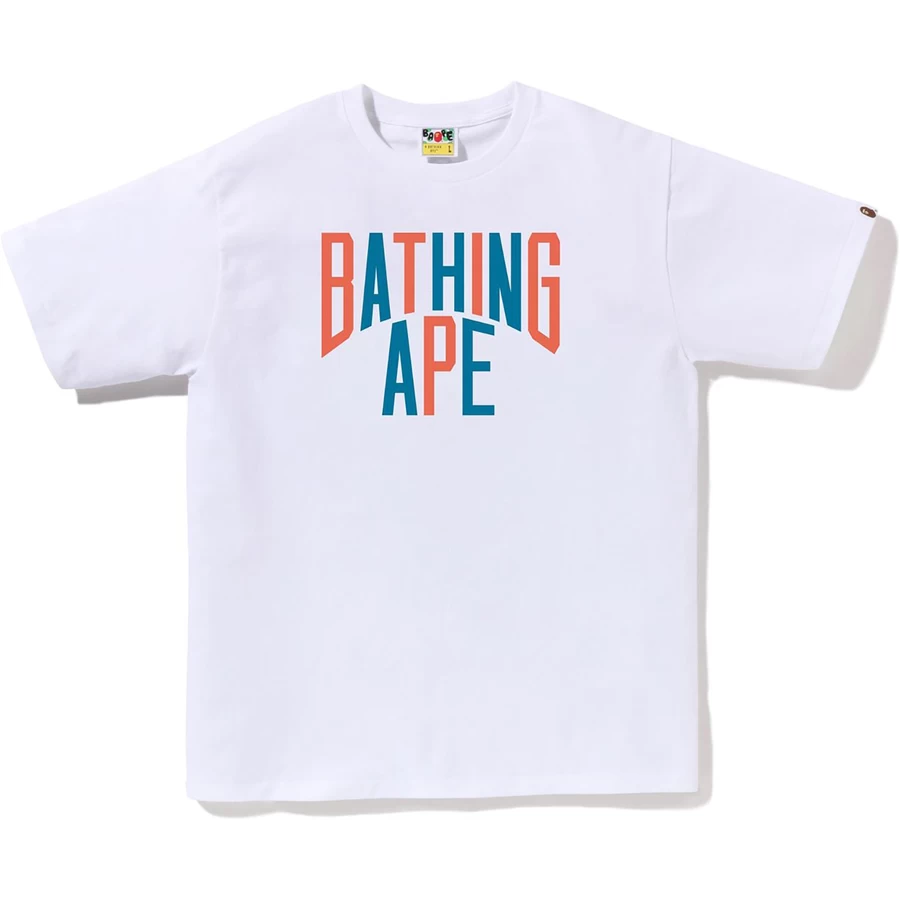 Bape COLORS NYC LOGO TEE MENS