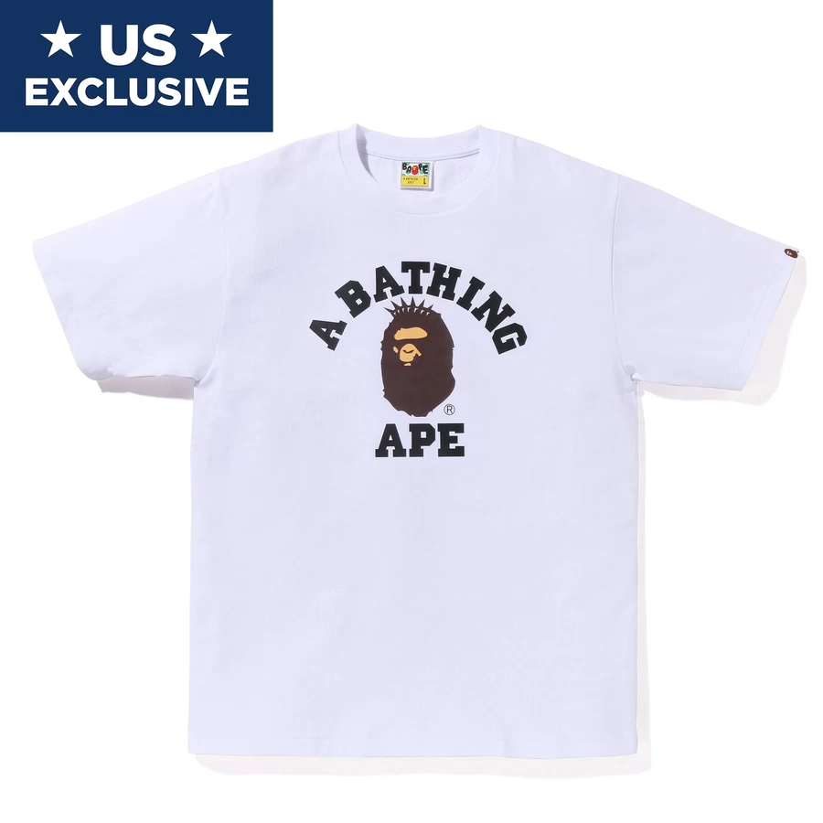 Bape US BAPEC COLLEGE TEE MENS