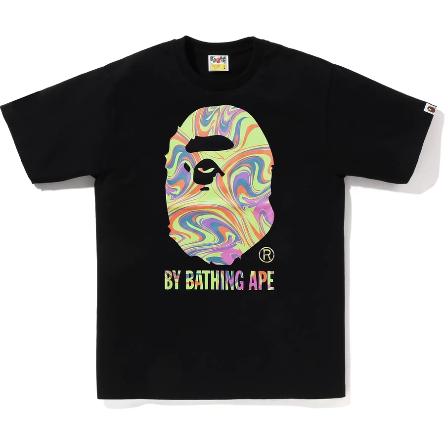 Bape MARBLING BY BATHING APE TEE MENS