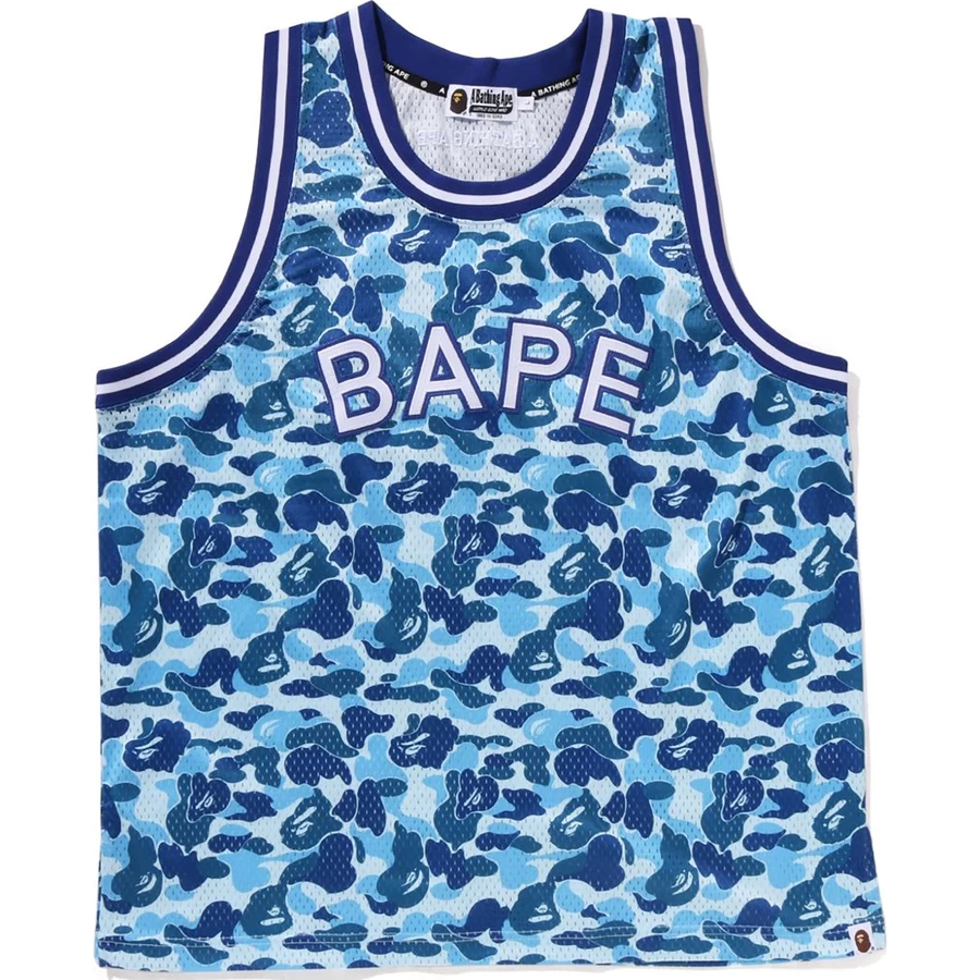 Bape Abc Camo Basket Linne Herr