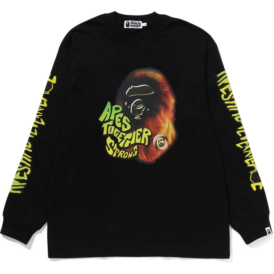 Bape BAPE SPORT GRAPHIC L/S TEE MENS