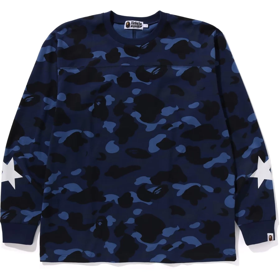 Bape Farge Camo L/s Tee Relaxed Fit Herre