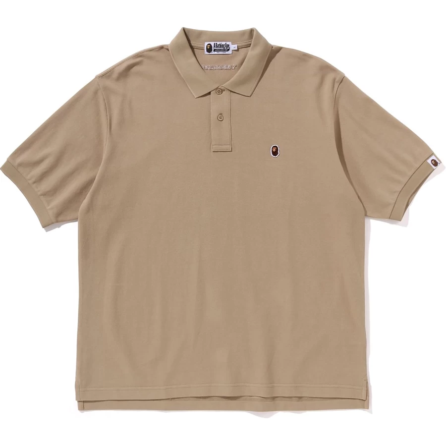 Bape Ape Head One Point Polo Herr