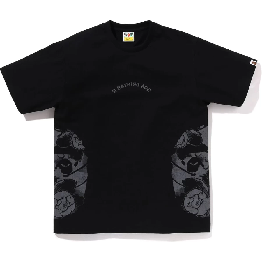 Bape JAPANESE TATTOO SIDE BIG APE HEAD TEE MENS