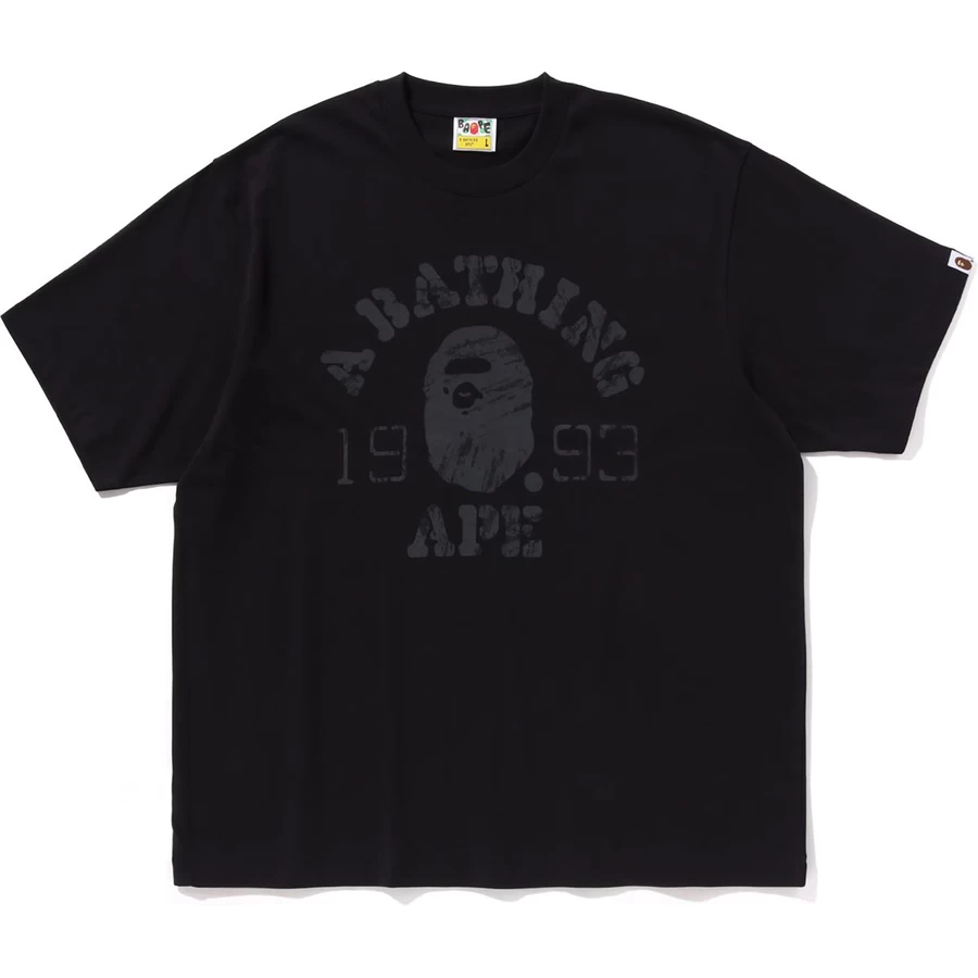 Bape Screen Print College Relaxed Fit Tee Herre