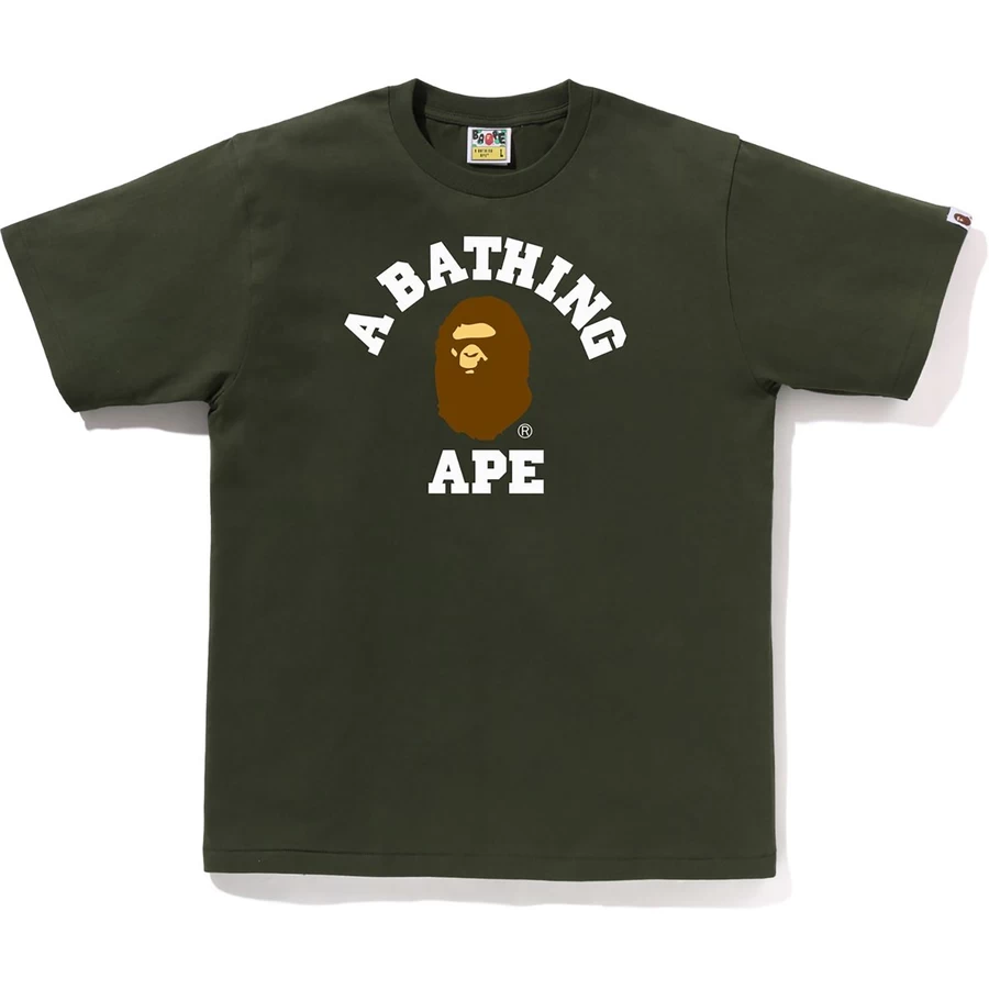 Bape COLLEGE TEE MENS