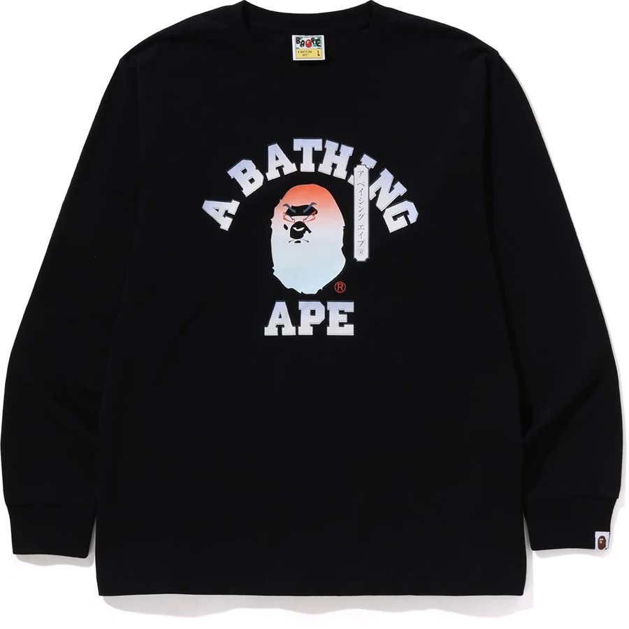 Bape KABUKI HEAD LS TEE MENS