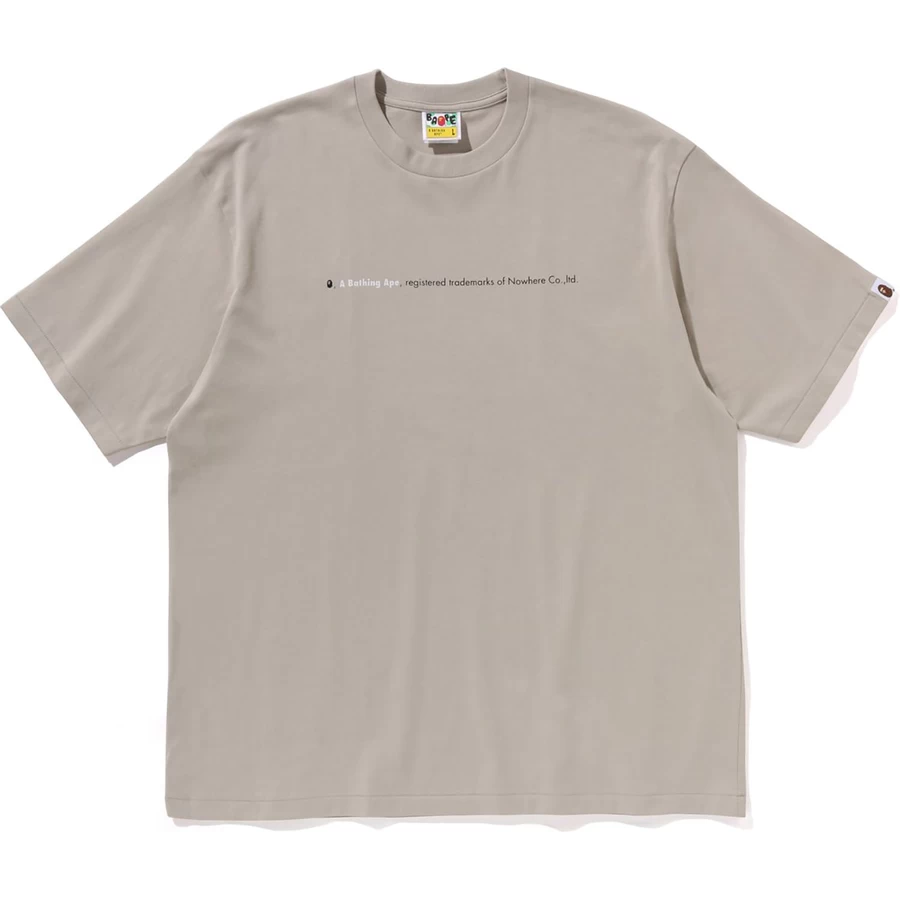 Bape Hightlight Logo Relaxed Fit Tee Herre