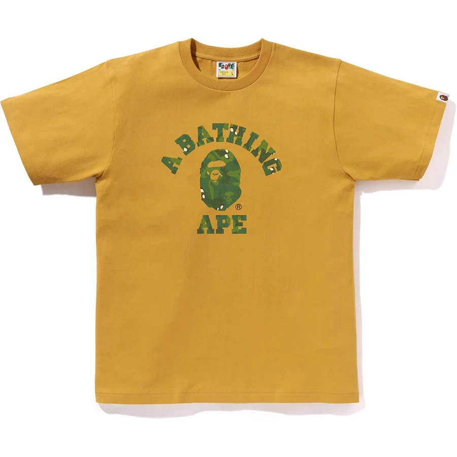 Bape BITMAP COLLEGE TEE MENS